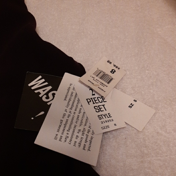 K & Company  wine color blazer size 8 - Picture 5 of 6